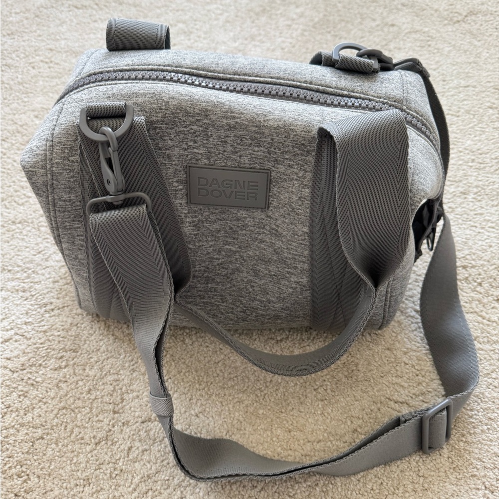 Dagne Dover Landon Grey Crossbody Satchel